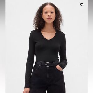 GAP Sheer Modern Rib T-Shirt